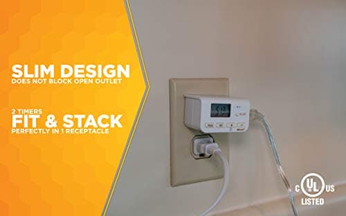 Simplified Digital Plug-in Timer for Indoor Use, 1 Outlet, 1 Pack