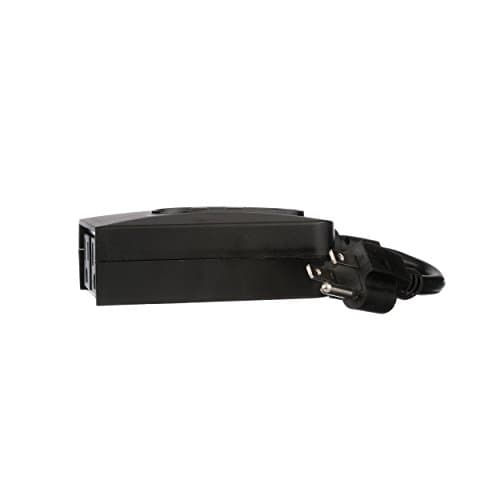 Outdoor 24-Hour Digital Plug-In Block Heater Timer with 2 Grounded Outlets