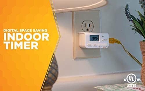Simplified Digital Plug-in Timer for Indoor Use, 1 Outlet, 1 Pack