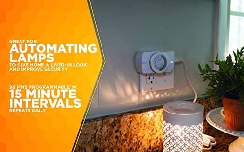 Simplified Indoor 24-Hour Heavy Duty Mechanical Timer for Standard Usage