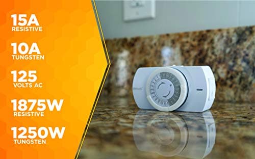 Simplified Indoor 24-Hour Heavy Duty Mechanical Timer for Standard Usage