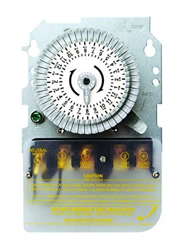 Simplified Product Title: 
Indoor 24-Hour Heavy Duty Mechanical Time Switch, 208/277V 40A DPST, White