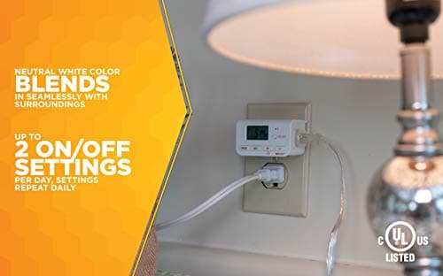 Simplified Digital Plug-in Timer for Indoor Use, 1 Outlet, 1 Pack