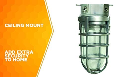 Woods L1706 Vandal-Resistant 150W Security Light, Silver