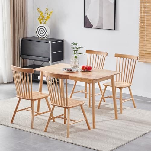 Solid Wood Windsor Dining & Kitchen Chairs (Set of 2)