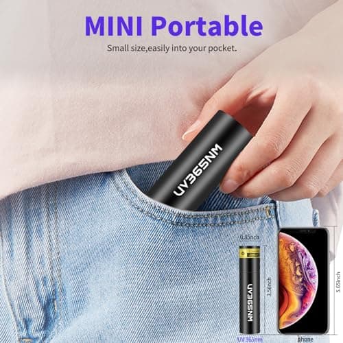 UV Rechargeable Blacklight for Pet Urine Detection