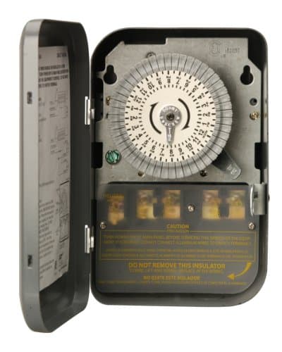 Energy-Efficient Wood 24-Hour Mechanical Timer Switch for Heavy-Duty Use