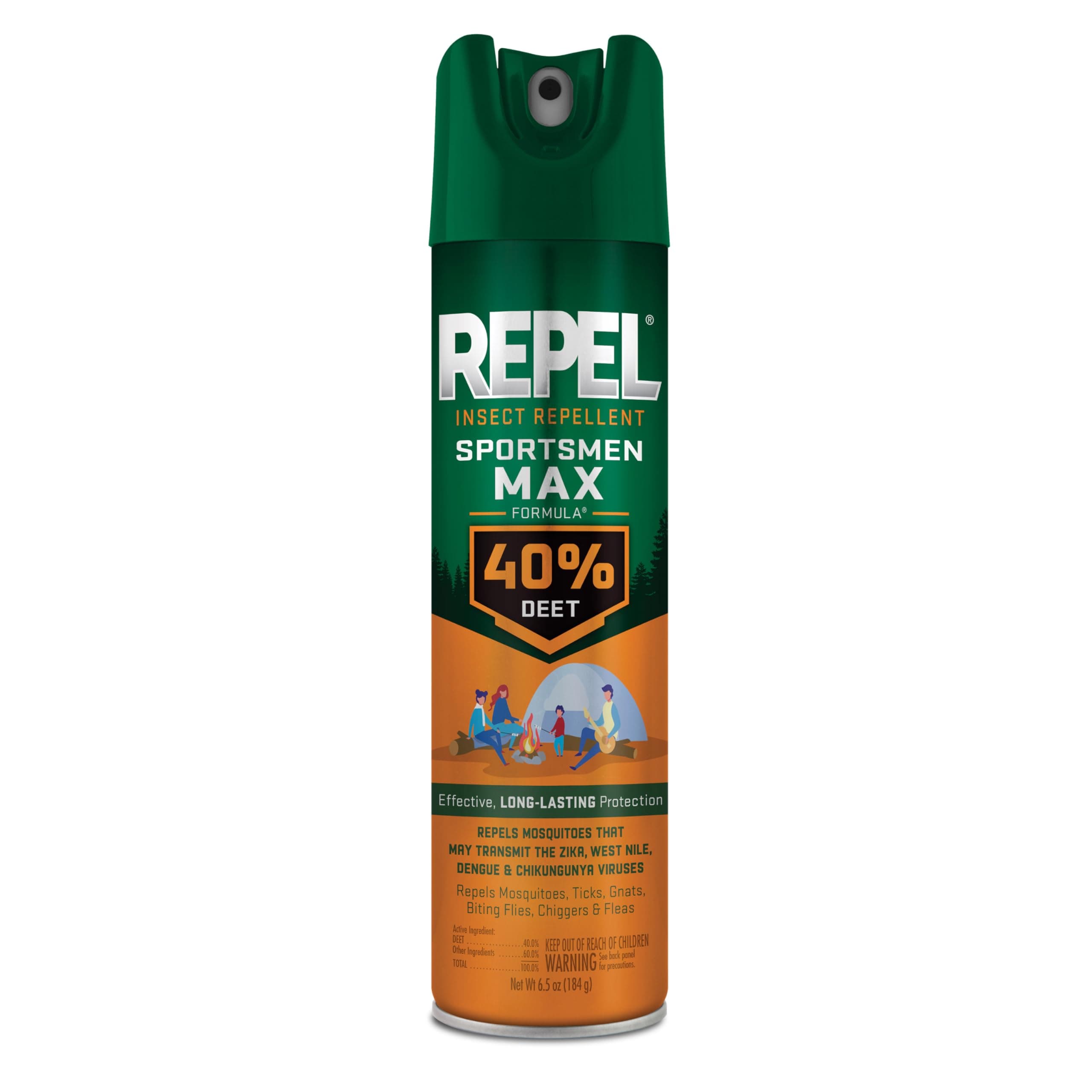 Sportsman Max Insect Repellent, 40% DEET, Mosquito & Tick Protection (6.5 fl oz)