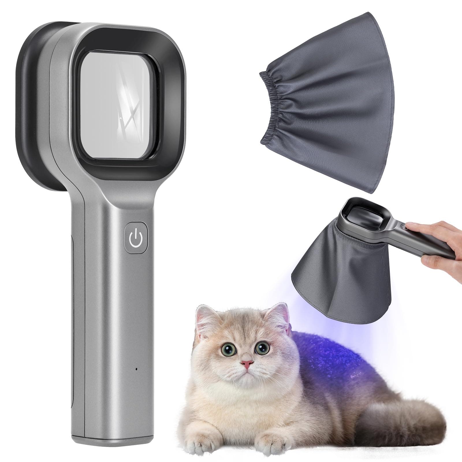 Portable Professional Handheld Wood Light Face Detector for Pets